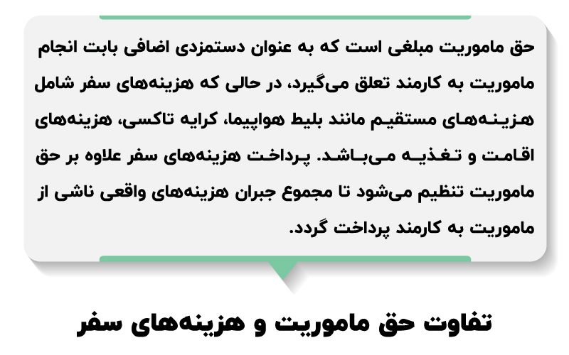 حق ماموریت در قانون کار