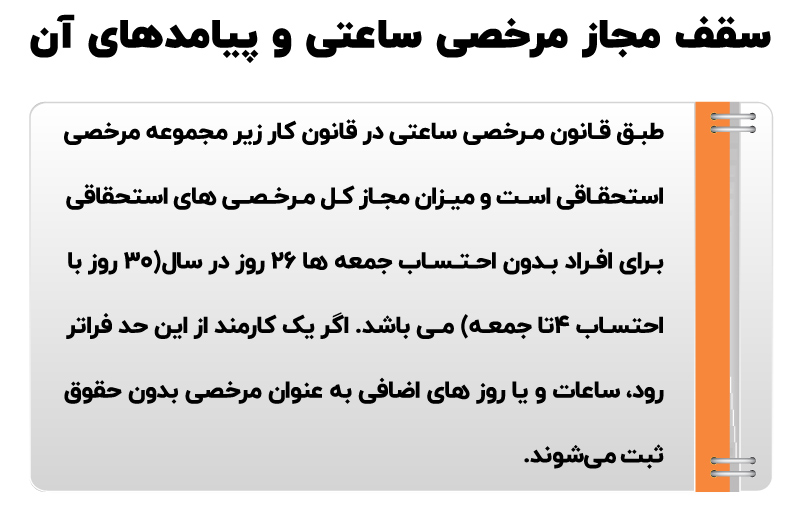 مرخصی ساعتی چیست؟