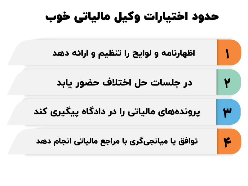 وظایف وکیل مالیاتی خوب