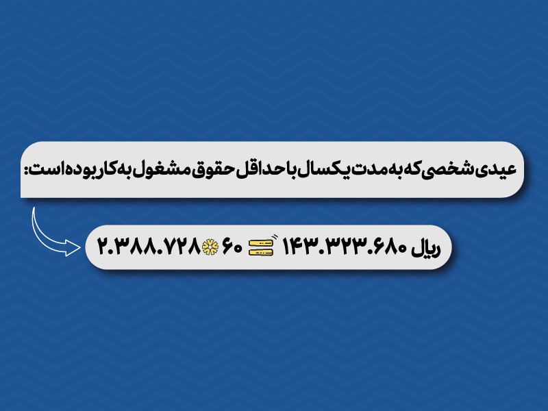 عیدی سال 1403