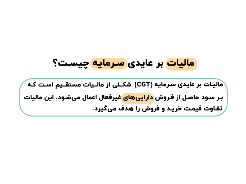 مالیات بر عایدی سرمایه